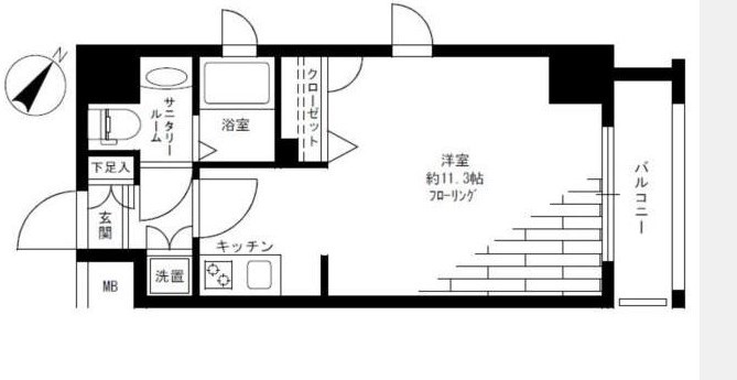 エクシム門前仲町   間取り