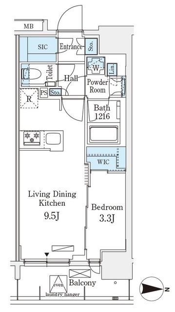 アヴァンカーサ町屋 間取り図