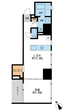 プロスペクトKALON三ノ輪 間取り図