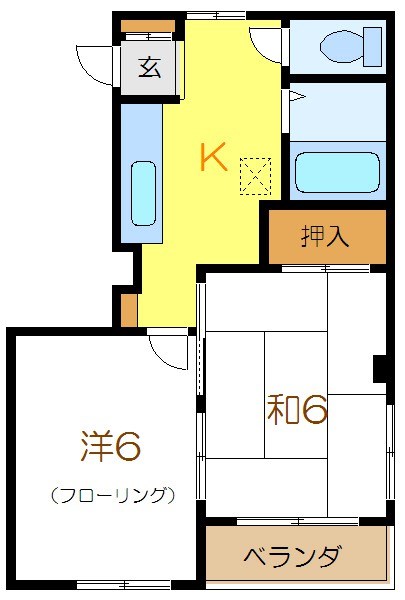 コーポ伊藤 間取り図