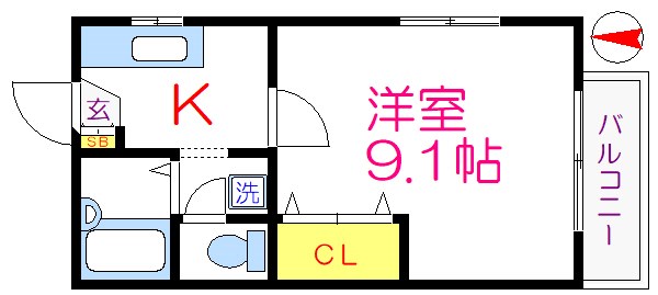 サンライズ・メゾン 間取り