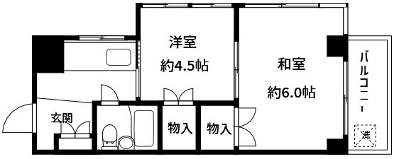 サンパーク柿沼 間取り図