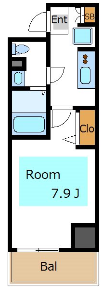 ルフレ深川イースト  間取り図