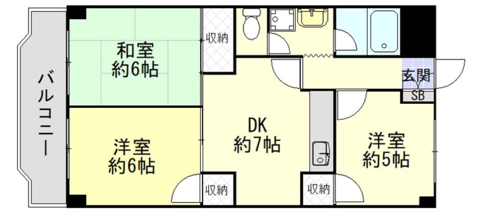 ドミール四つ木 間取り