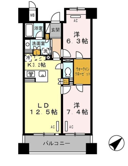 ロイヤルパークス豊洲  間取り図