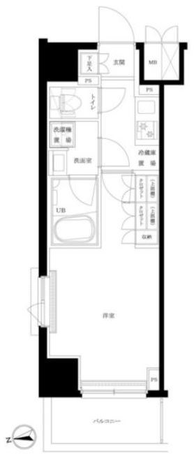 ルーブル南砂町  間取り図