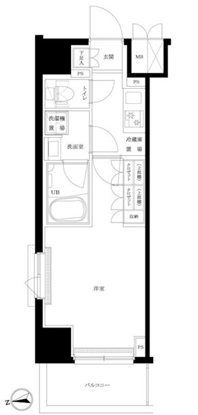 ルーブル南砂町  間取り図