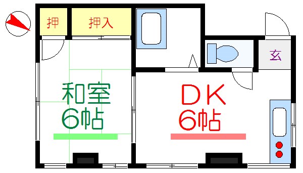 大和マンション 間取り図