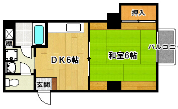 ツインドエルひぐらし 間取り図