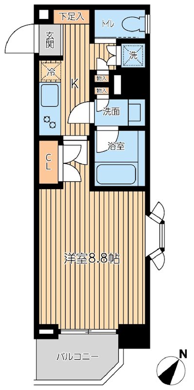 CITY　SPIRE森下 間取り図