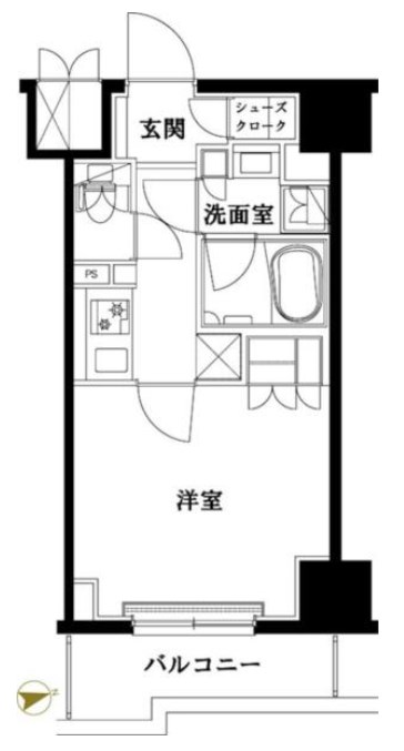 ルーブル南砂町  間取り図