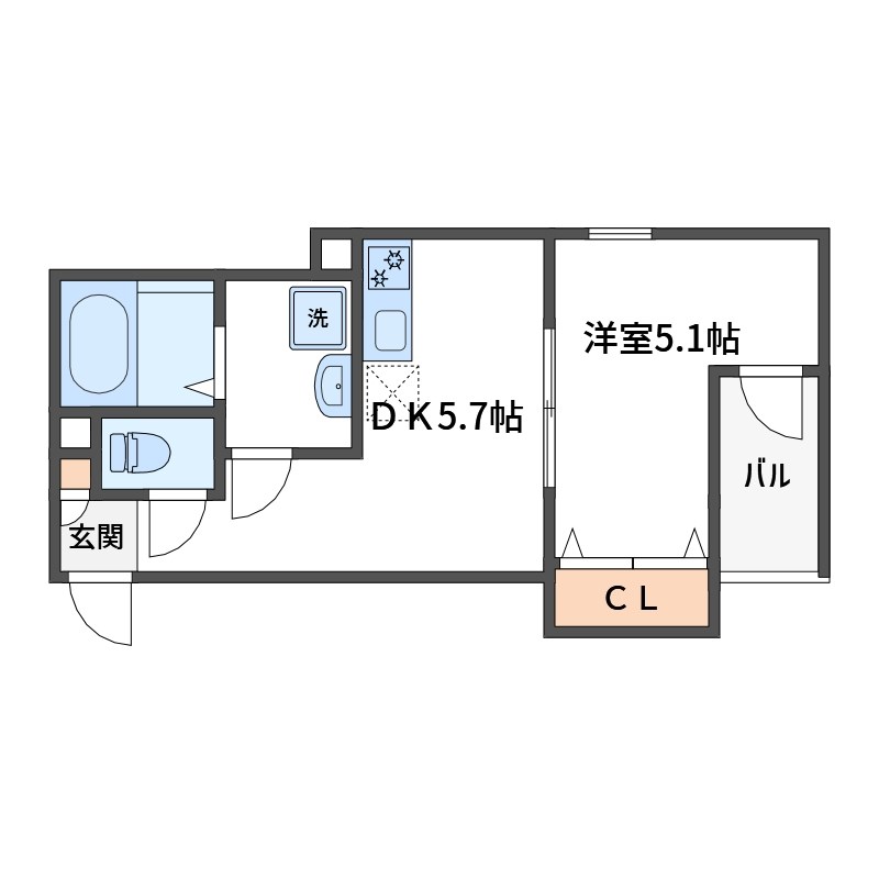 BELL　LEAD東尾久 間取り