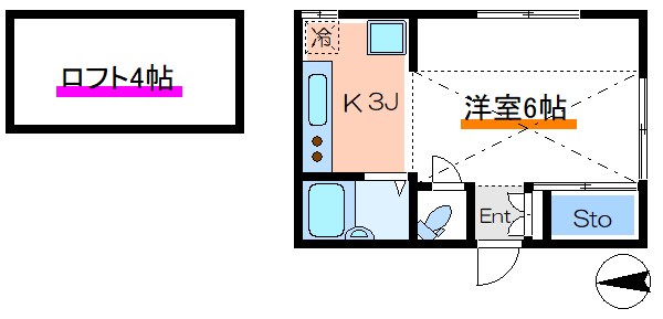 井上荘 間取り図