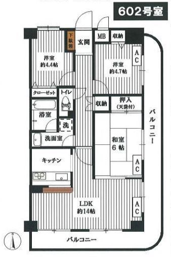 ソアーヴェ日暮里   間取り図