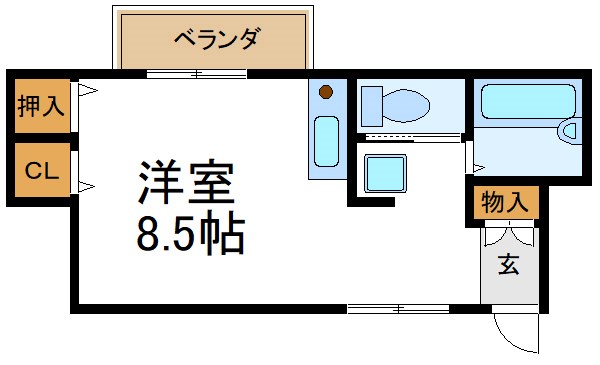 ツカサコーポ 間取り図