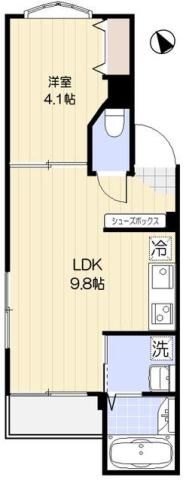 クレ・ドゥ・レスポワール 間取り図