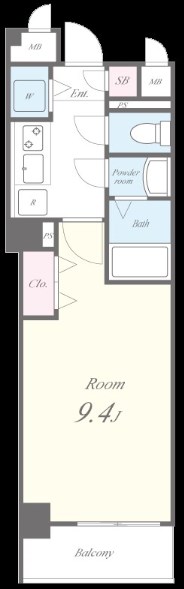 プラシエンテ   間取り図