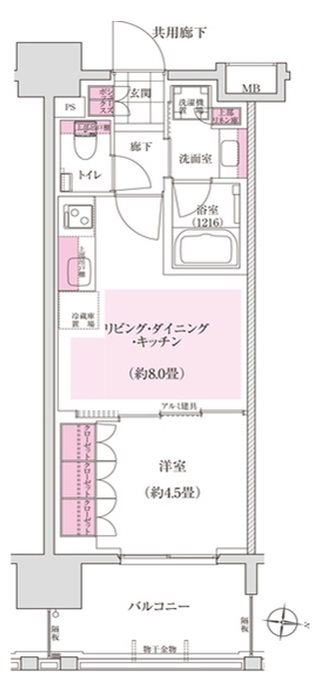 ディームス木場 間取り