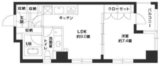 パークキューブ銀座イースト 間取り