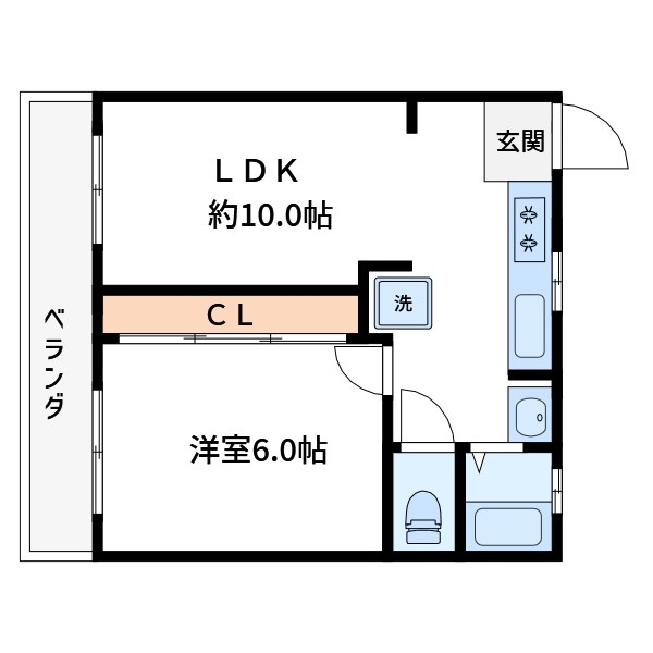 曙町マンション   間取り図