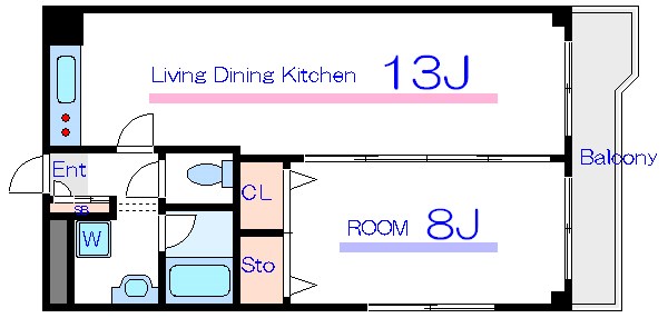 レルム城北 間取り図