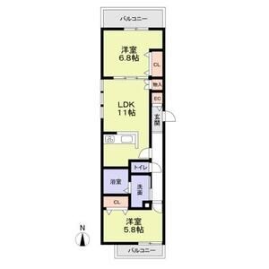 仮称東小松川計画B棟  間取り図