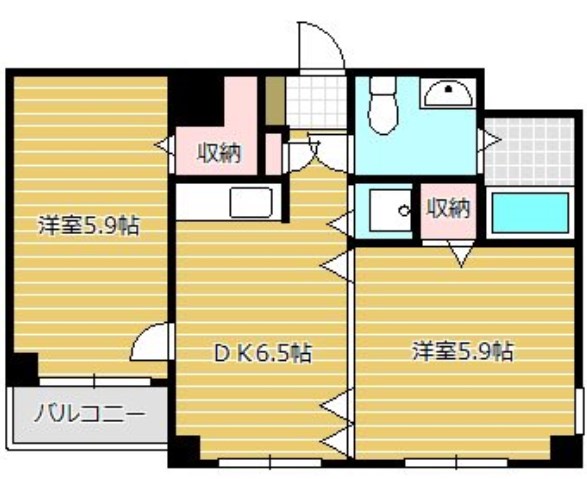 アジュール南大塚 間取り図