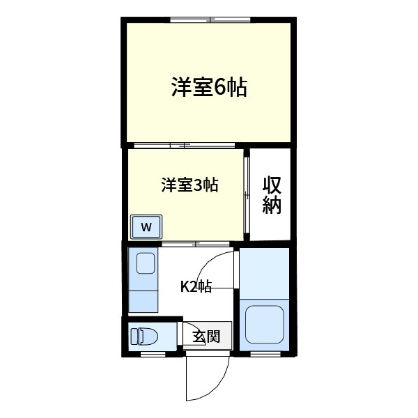 サンライズコーポ  間取り図