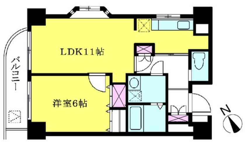 大須賀第二レジデンス 間取り