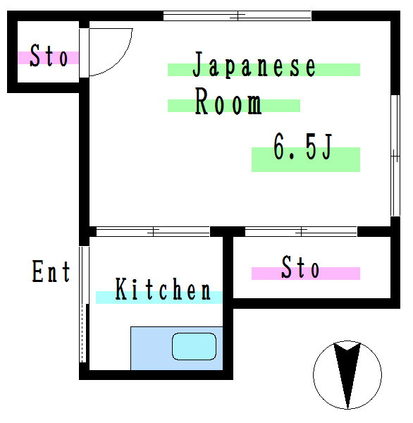 後藤荘 間取り図