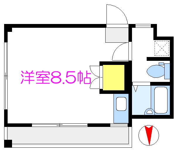 コーポマルナカ 間取り