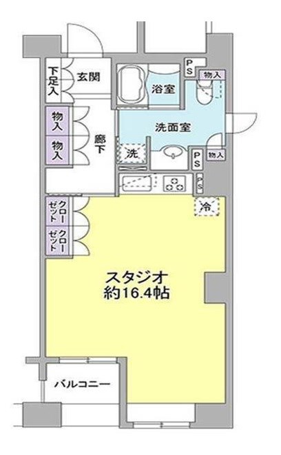 パークフラッツ銀座イースト 間取り図