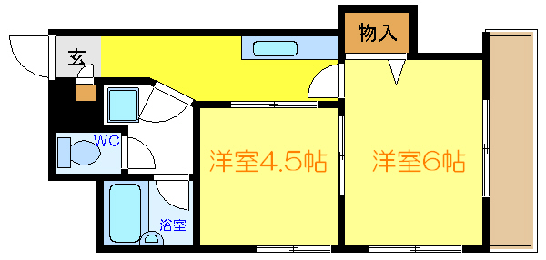 王子北ウイング 間取り