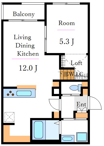 ハピネス 間取り図