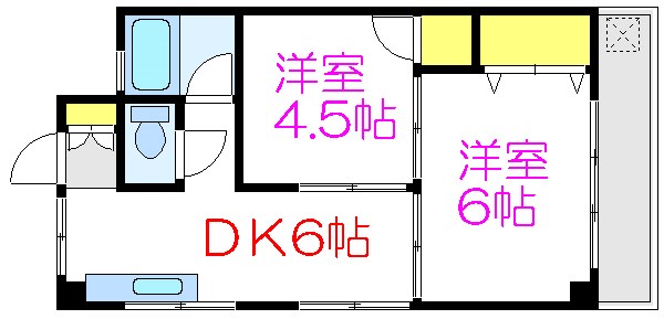 マンションオリエンタル 間取り図