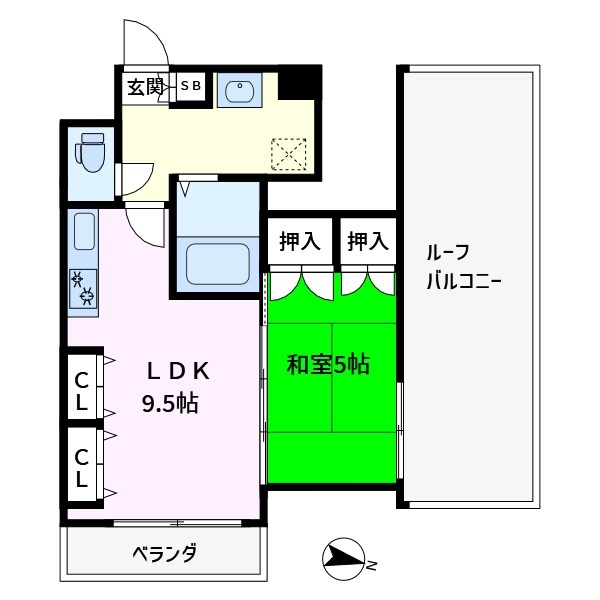 ヨウコースクウェア田端   間取り図