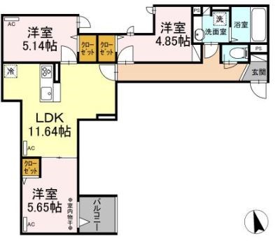 アヴァンス豊島   間取り