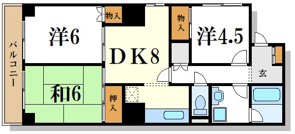 JKハイム  間取り図