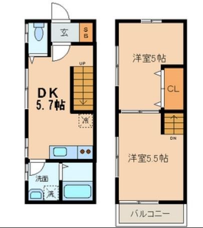 ジュネスⅡ  間取り