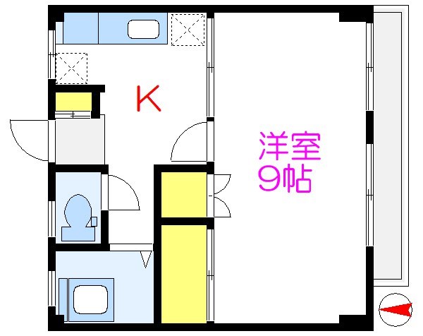 丸井マンション 間取り図