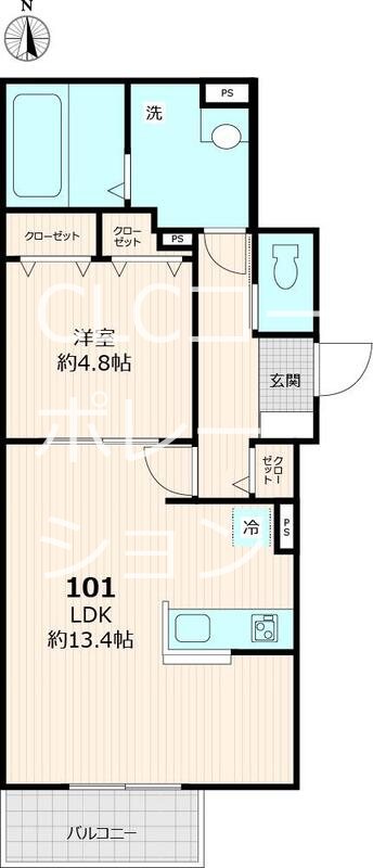 ＦＩＣＡＳＡ菖蒲園 間取り