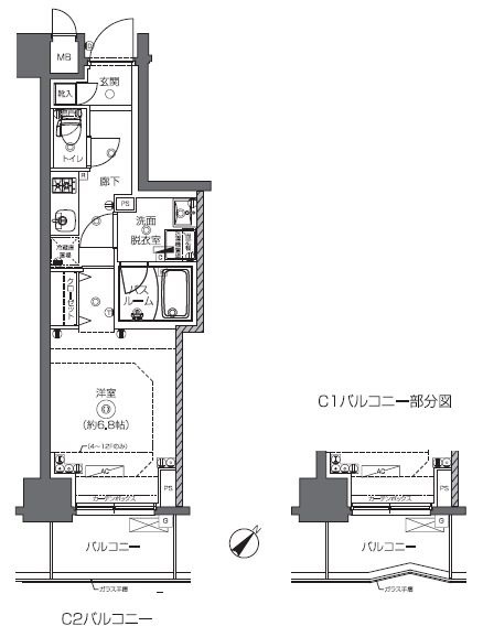 ZOOM日本橋馬喰町  間取り