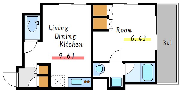 パークアクシス東陽町 間取り図