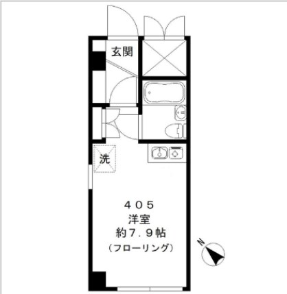 リバーサイド永代  間取り