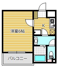 カレッジスクエア白山 間取り図