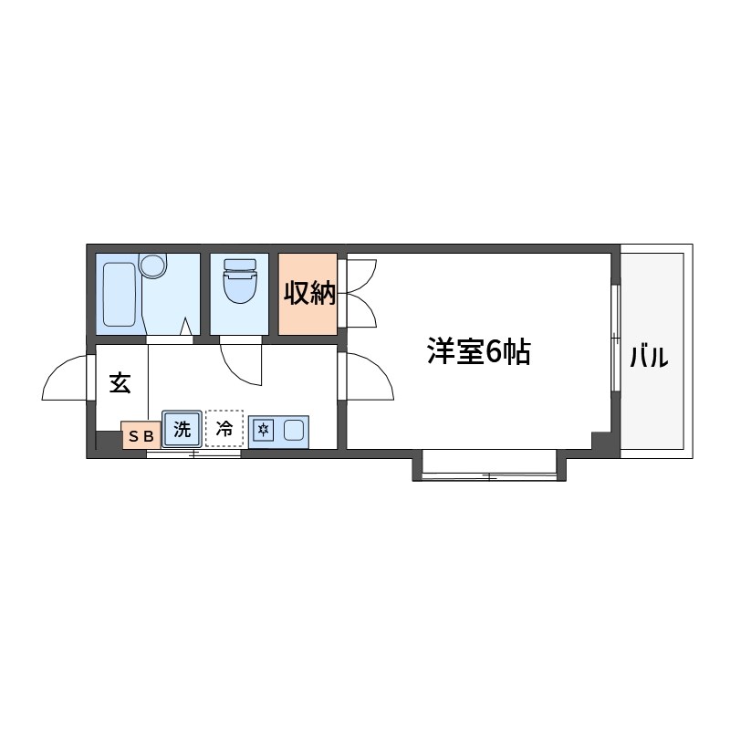 シャトーセブン 間取り