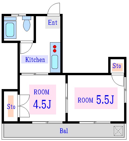 茂森マンション    間取り図