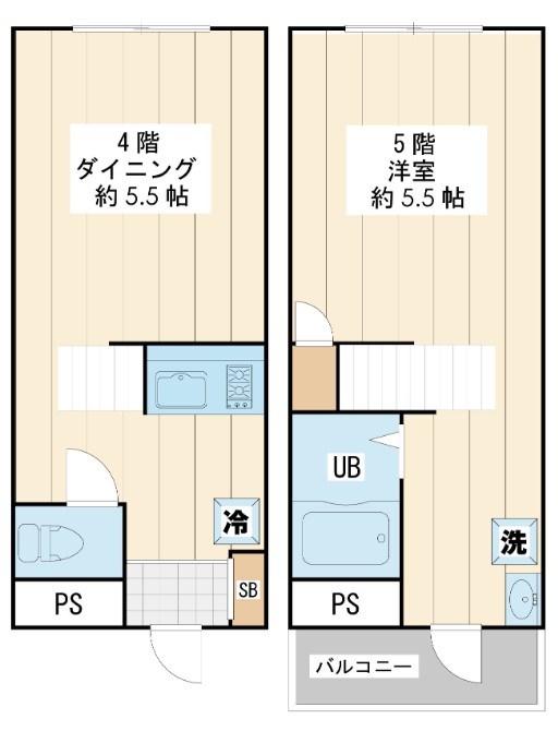 第三西野ビル 間取り図