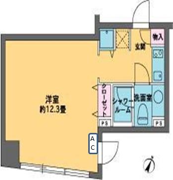 カスタリア水天宮Ⅱ   間取り図