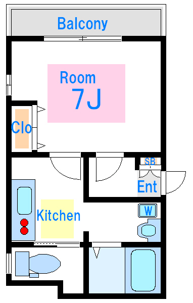 ラ・グランドゥール 間取り図